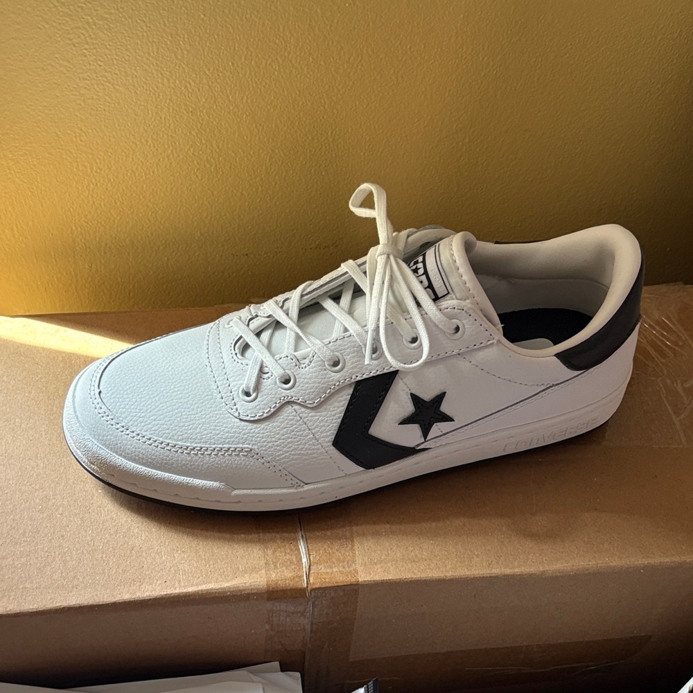 Converse Women's Classic White and Black Sneakers